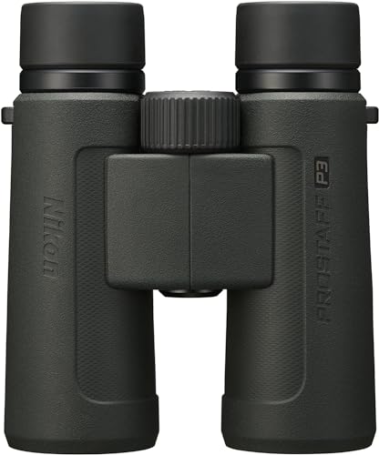 Nikon PROSTAFF P3 8x42 Binocular | Waterproof, fogproof, rubber-armored Full-Size Binocular, wide field of view & long eye relief | Official Nikon USA Model