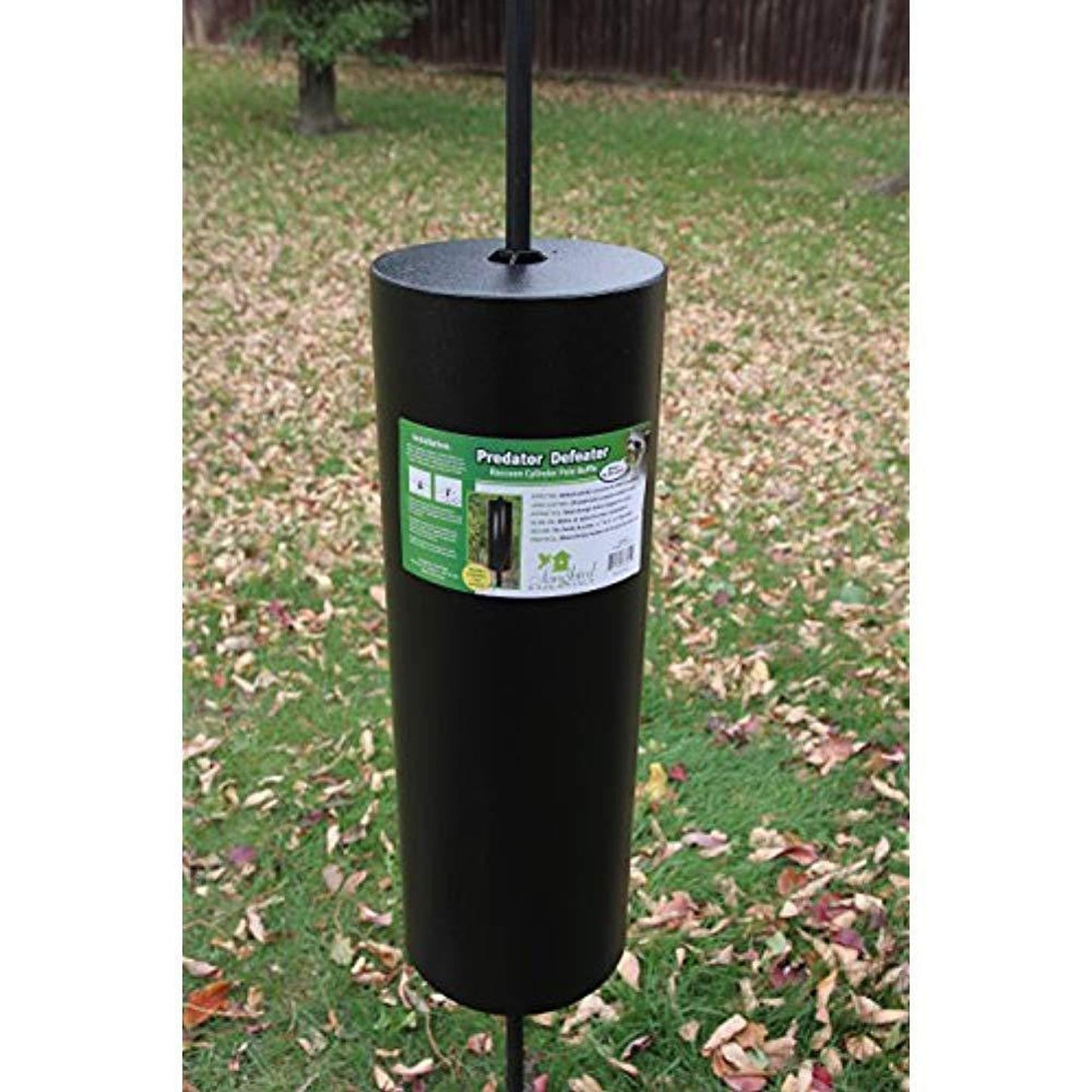 Songbird Essentials Predator Defeater Raccoon and Squirrel Baffle, 24" Tall 8" Diameter