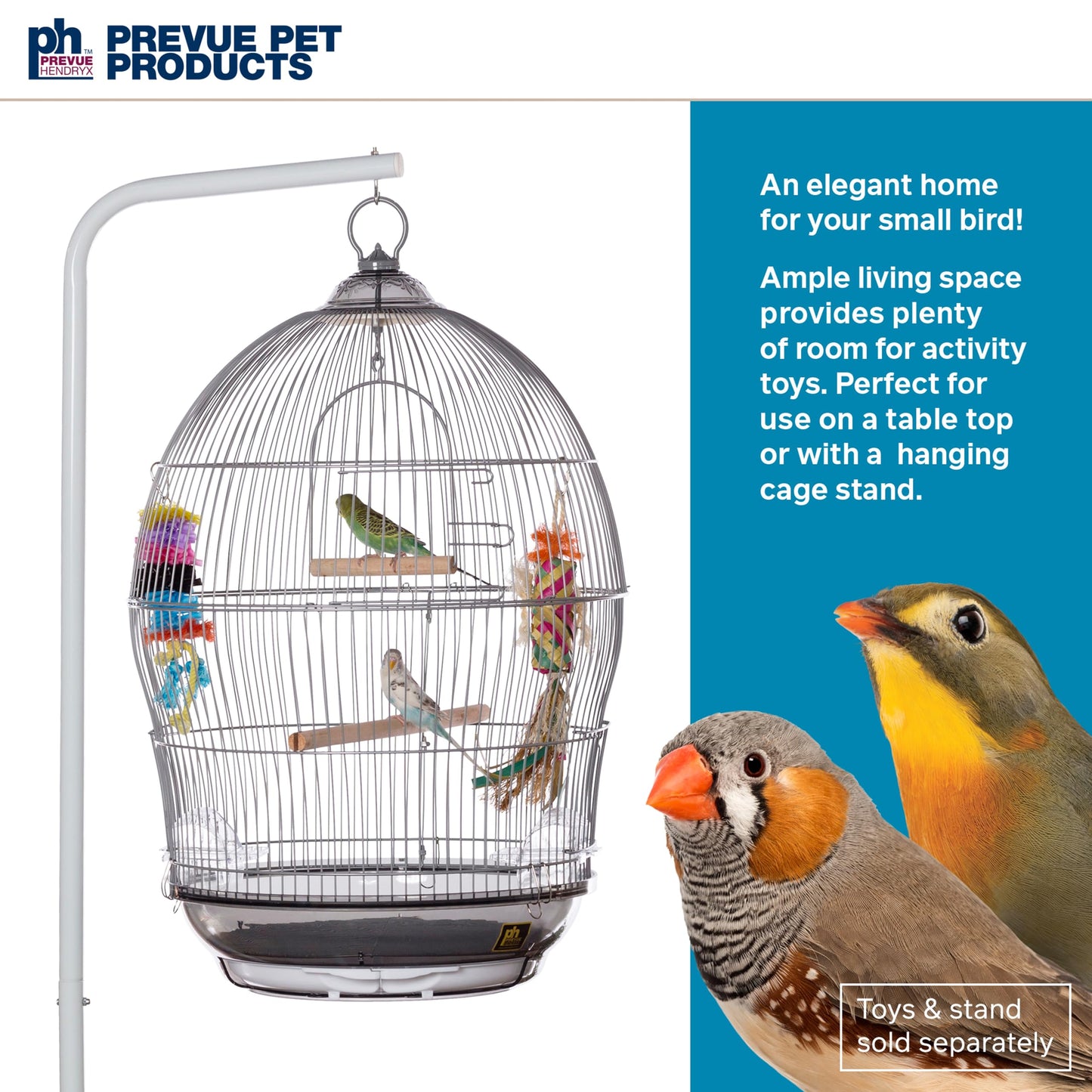 Prevue Pet Products Sonata Bird Home Round Metal Birdcage