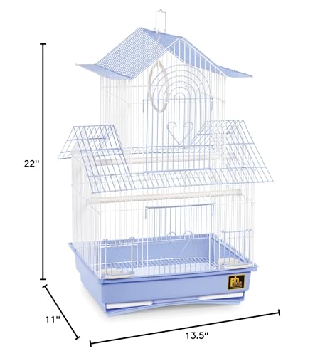 Prevue Hendryx SP1720-2 Shanghai Parakeet Cage, Blue and White