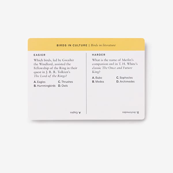 Sibley Birder's Trivia: A Card Game: 400 Questions to Test Every Birder's Knowledge (Ultimate Trivia Card Games)