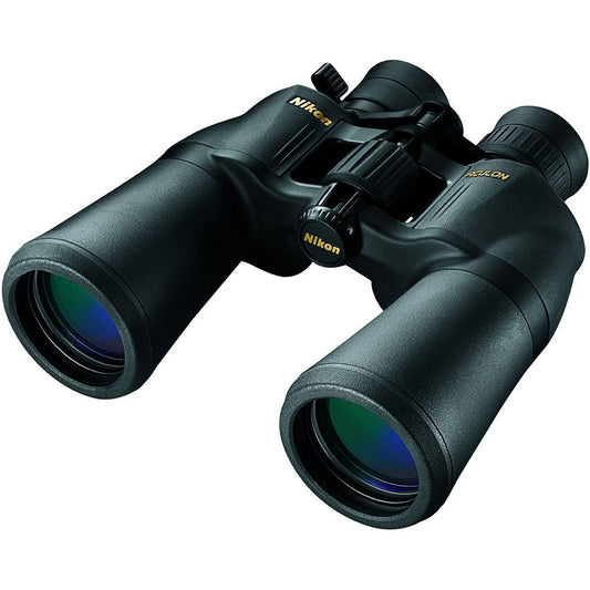 Nikon ACULON A211 10-22x50 Binocular | Multilayer coating, Porro prism Binocular with turn and slide eyecups, Tripod Adaptable | Official Nikon USA Model
