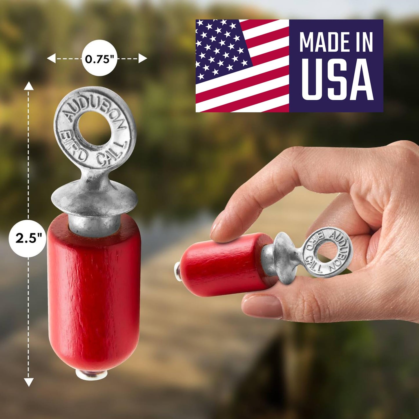 Audubon Bird Call - Red Gift Pack
