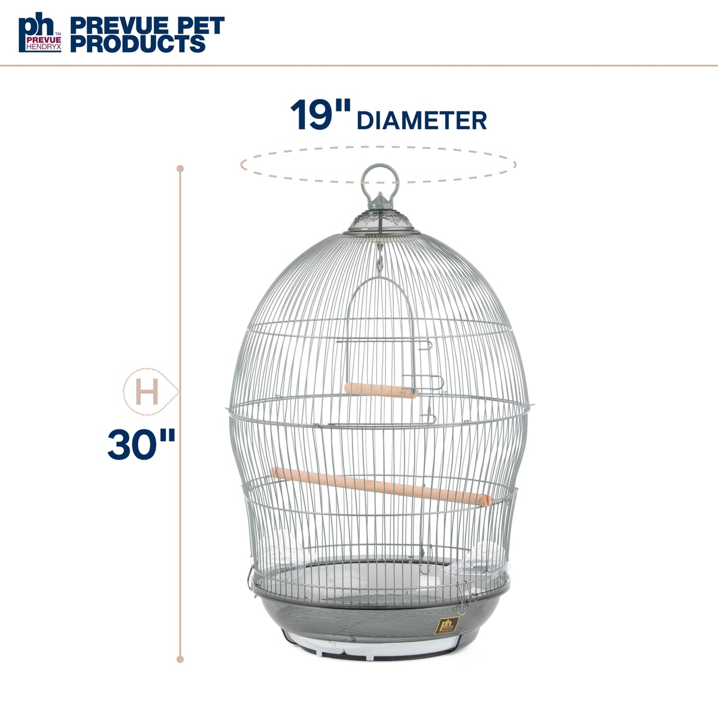 Prevue Pet Products Sonata Bird Home Round Metal Birdcage