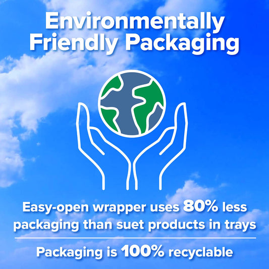 Blue Seal Woodpecker Suet Treat Bars for Wild Birds - No Mess Suet Feed, Food for Woodpeckers, Cardinals, Sparrows & More - 8 oz Bird Seed Cakes (Pack of 12)