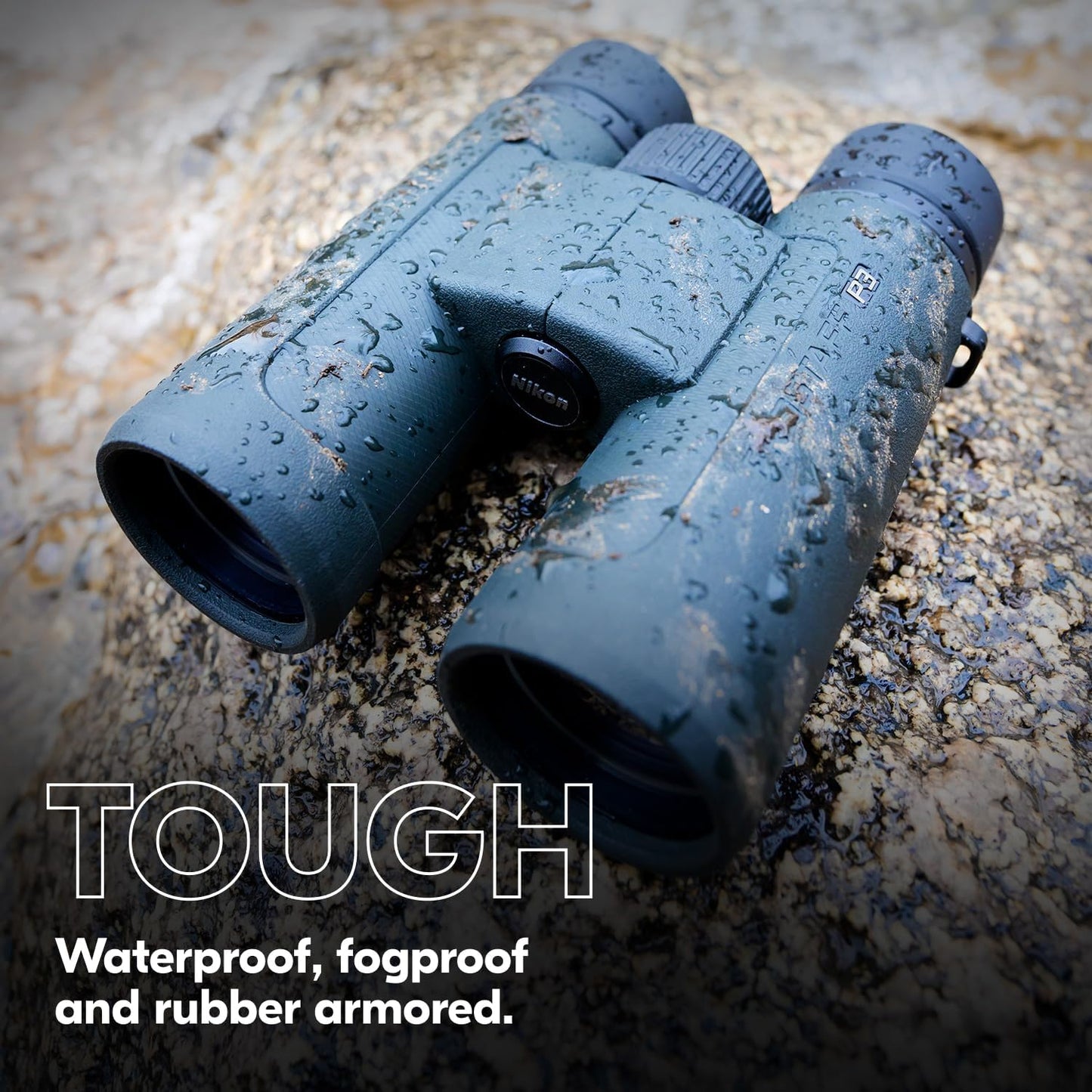 Nikon PROSTAFF P3 8x42 Binocular | Waterproof, fogproof, rubber-armored Full-Size Binocular, wide field of view & long eye relief | Official Nikon USA Model