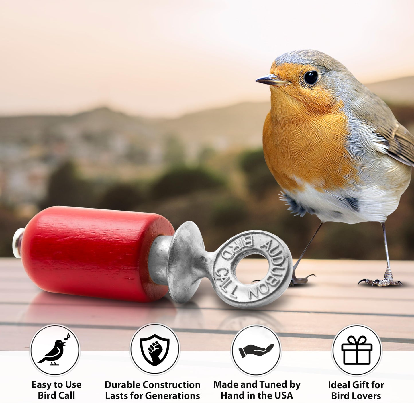 Audubon Bird Call - Red Gift Pack