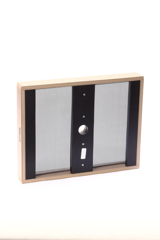 Birds Choice SNSC Platform Feeder, Recycled Pole Mount Seed Catcher Platform w/ Two Removable Seed Trays, Medium, Taupe