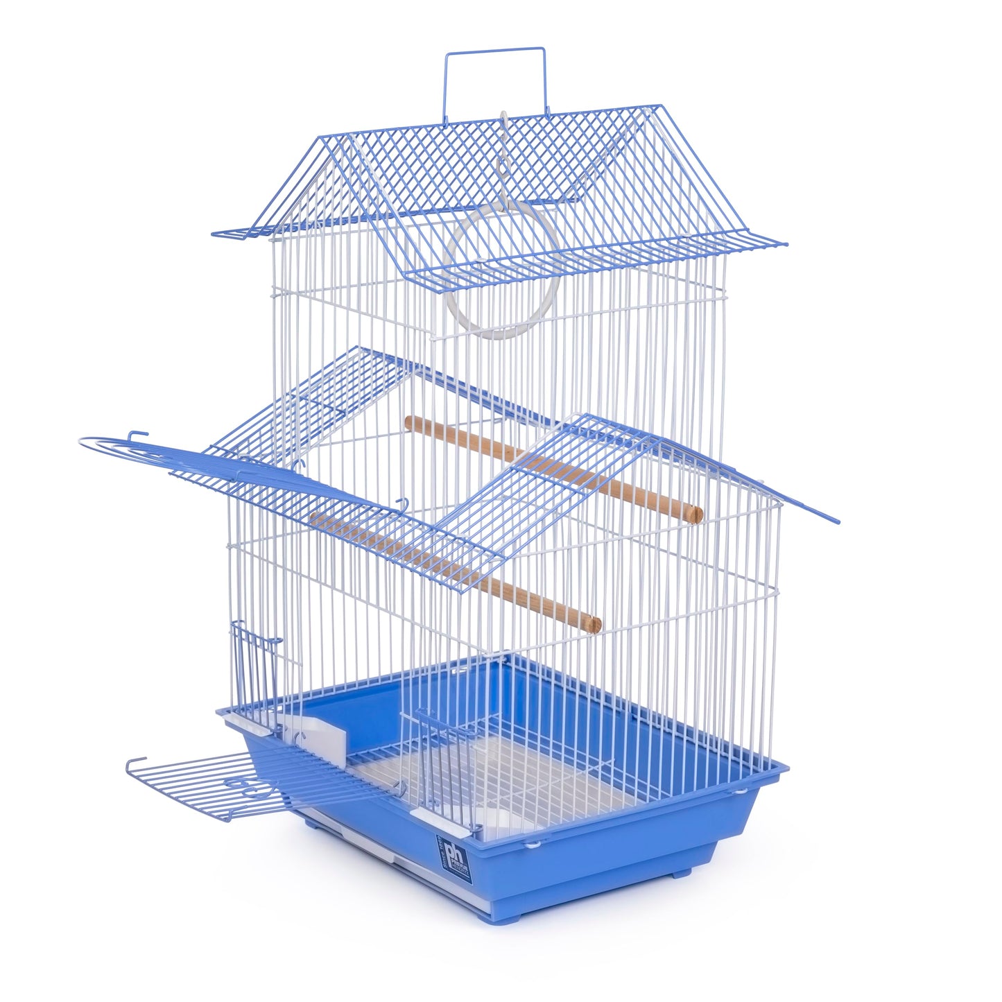 Prevue Hendryx SP1720-2 Shanghai Parakeet Cage, Blue and White