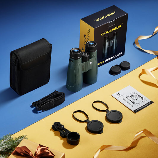 15x52 HD Binoculars for Adults High Powered with Upgraded Phone Adapter - Large View Binoculars with Clear Low Light Vision - Lightweight Waterproof Binocular for Bird Watching Travel Hunting Cruise